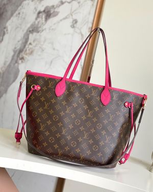 LV Neverfull Bandouliere Inside Out MM(HIGH-END GRADE)